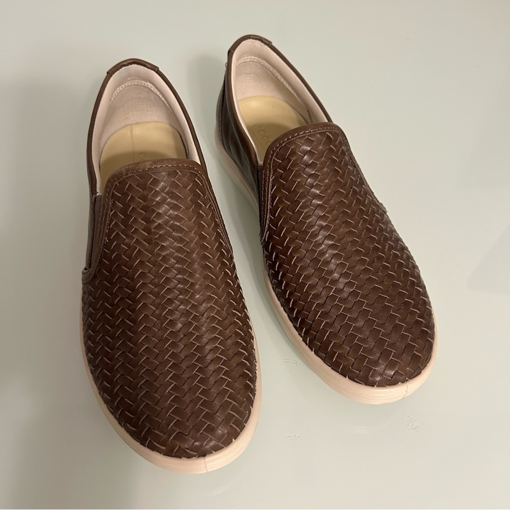ECCO Soft Woven Slip ON 2.0, Taupe, 5-5.5. EU 36